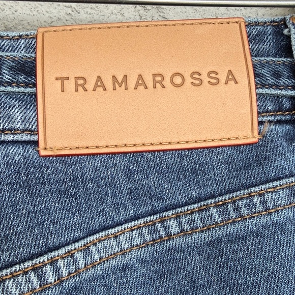 Tramarossa High Rise Belted Straight Leg Jeans Waist 27 - Picture 3 of 12
